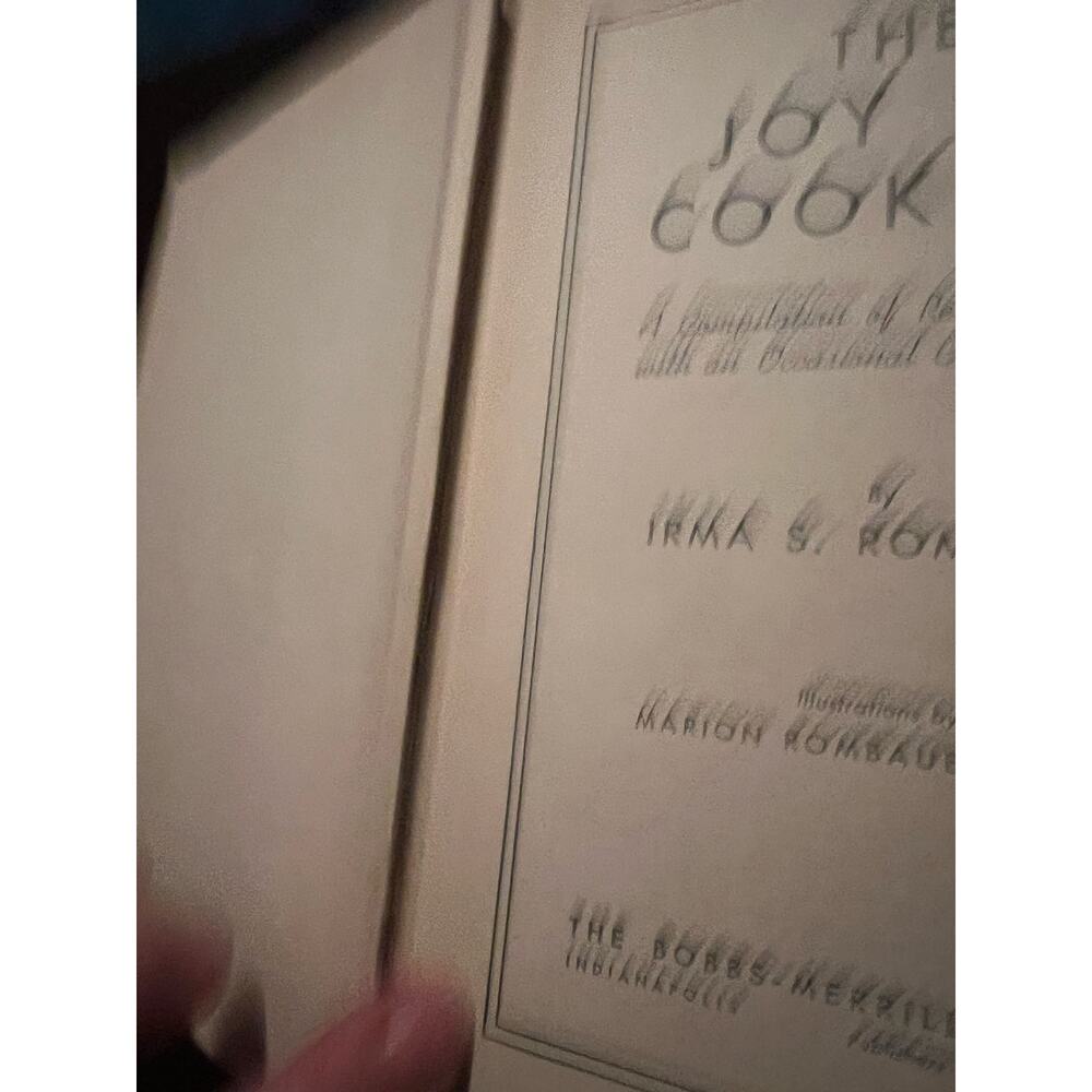 The Joy Of Cooking By: Irma S. Rombauer A Compilation of Reliable Recipes Book - Picture 2 of 12